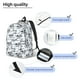 thumbnail image 3 of Disketp Cow With Fresh Milk print Canvas Backpack Lightweight Travel Daypack Student Rucksack Laptop Backpack-Small, 3 of 5