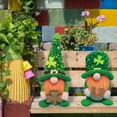 thumbnail image 3 of Classic St Patrick's Day Gnome Decorations,Green Irish Scandinavian Tomte Gnome Ornaments,Mr and Mrs Green Buffalo Check Plaid Handmake Plush Elf,Home Table Shelf Centerpiece Festival Decor, 3 of 7