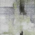 thumbnail image 5 of HomeRoots 603656 8 x 10 ft. Sage, Black & Gray Abstract Washable Indoor & Outdoor Rectangle Area Rug, 5 of 5