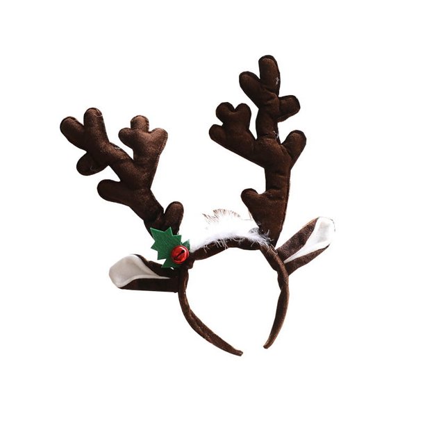 Diadema de Navidad Reno Antler Hair Hoop Headpiece para fiesta de Navidad Ormromra HMFJ114-2