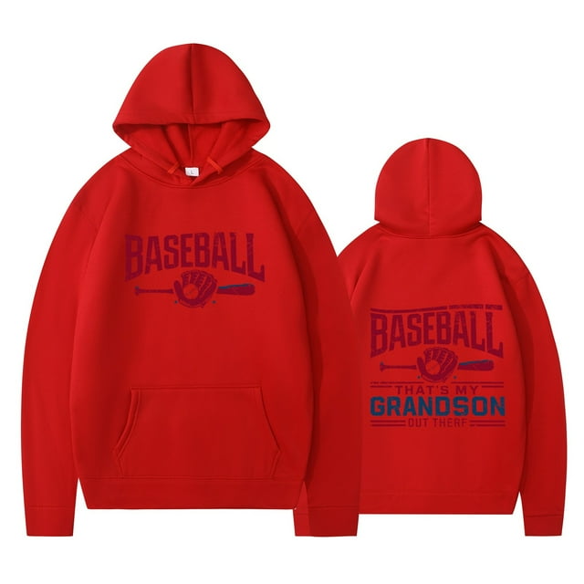 MHFRRA Sudadera con Capucha de Manga Larga Deportiva de Estilo Coreano para Hombre Rojo