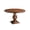 Dark Brown, variant on Taran Designs Lawrence 48" Round Solid Wood Pedestal Dining Table in Beige