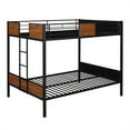thumbnail image 3 of Aukfa Bunk Bed Full over Full, Heavy Duty Metal Bunk Bed for Dorm Bedroom, Black, 3 of 9