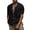 Black, variant on Uwinwear Short Sleeve Button Down Shirts for Men Cuban Collar Tees Hawaiian Fashion Textured Summer Beach Shirt Lightweight Breathable Casual Tops,Army Green,S
