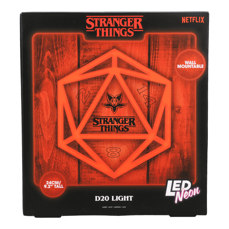 Stranger Things 5 Wall Mountable LED Neon Light 9.4