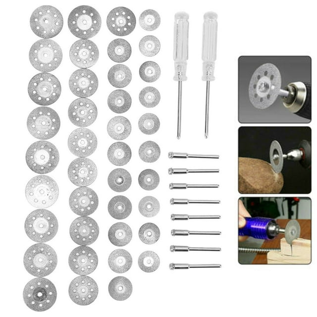 Rueda de Corte de Diamante, Juego de Discos de Corte estable 25 mm 22 mm 18 mm 16 mm de Alta Eficiencia fácil de Instalar resistente al desgaste para el Procesamiento de Vidrio y