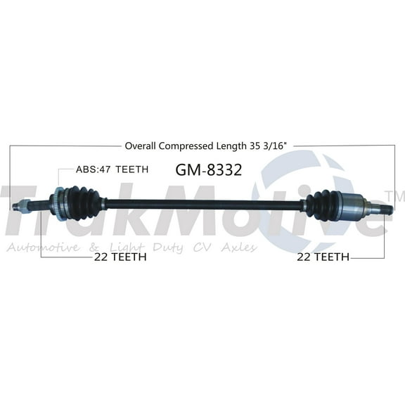 CV Axle Shaft Fits select: 2014-2015 CHEVROLET SPARK