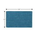 thumbnail image 2 of Knightsbridge Linear 220 GSF Reversible Bath Rug 21 x 34 - Aqua, 2 of 2