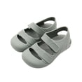 thumbnail image 2 of Asxite Toddler Sandals Closed Toe Hollow Soft Sole Grip Waterproof for Girls Shoes 3-8 Y, 2 of 5
