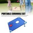 thumbnail image 3 of Portable Cornhole Set, Safe Exercise Hand Strength Portable Plastic Portable Cornhole Set with Carrying Bag for Kid Adults for Travel Blue,Red, 3 of 7