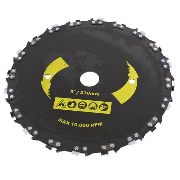 Chain Saw Tooth Brush-Cutter Grass Blade Heavy Duty 9" For Gas/ Electric Trimmer