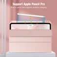 thumbnail image 6 of Fintie Slim Case for iPad Pro 11-inch (M5) 2025 / (M4) 2024 Release M4 Chip, Shockproof Cover with Clear Transparent Back Shell with Built-in Pencil Holder, Rose Gold, 6 of 10