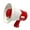 Red, variant on Recordable Mini Speaker Loudspeaker With Music Handheld Megaphone New Toy