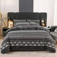 thumbnail image 1 of Precios de Oferta, Juego de cama de tres piezas para regalo, textiles para el hogar, lijado, patrón de flores densas de tres piezas sobre tela estilo Akmoler, 1 of 8