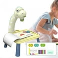 thumbnail image 6 of Almencla Drawing Table Set Art and Craft Graffiti Drawing Board Tracing and Painting Projection for Ages 3-8 Years Old Kids Light 48 patterns, 6 of 8