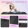 thumbnail image 2 of Gaderth Portable Fitness Aerobics Mats, Exercise Mats & Gymnastics Tumbling Mats, Folding Gymnastics Mat, Thick Portable Home Gym Floor Pad for Yoga, Pilates, Aerobics & Martial Arts Training, 2 of 5