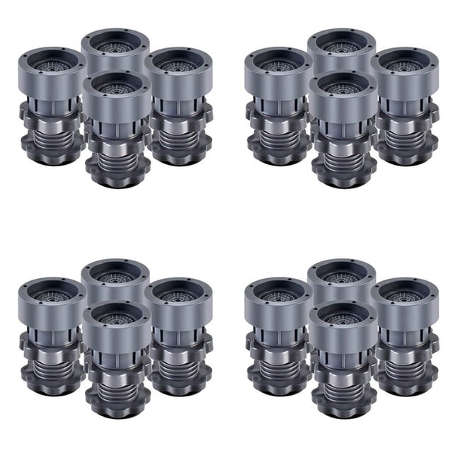 4X Patins de Support pour Machine à Laver Réglables Anti-Vibration pour Laveuse et Sécheuse