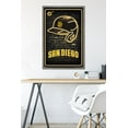 thumbnail image 6 of MLB San Diego Padres - Neon Helmet 23 Wall Poster, 22.375" x 34" Framed, 6 of 6