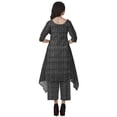 thumbnail image 4 of Moomaya Ensemble Kurti Kurta Pantalon pour Femmes Col Bateau Imprimé Robe 2 Pcs Tenue Ethnique, 4 of 6
