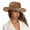 Brown, variant on Men's And Women's Jazz Top Hat Western Cowboy Flash Bride Hat European And Holiday Crazy Top Hat