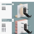 thumbnail image 4 of Bike Wall Mount Pedal Hook for E-Bikes, MTB & Road - Bicycle Wall Mount with Support Brackets and Wall Protection Pads, Suitable as Bike Rack Garage Bike Storage Shed and Bicycle Storage Indoor, 4 of 5
