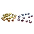 thumbnail image 1 of 200pcs Colorful Bell Lovely Small Lightweight and Lovely Ringing Exquisite Aluminum Bell Portable Chain Decoration Simple Operation, 1 of 9