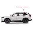 thumbnail image 3 of Chrome Moulding Clear Color Driver Left Side Quarter Window Quarter Glass Compatible with Honda CR-V 2023-2024 Models, 3 of 6
