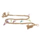 thumbnail image 2 of Decoración De Almacenamiento De Juguetes De Pared, Cadena Colgante De Almacenamiento De Animales De Peluche Capacidad De Carga Fuerte Gancho De Acero Inoxidable Bohemio Con Clips, 2 of 8