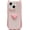 Pink, variant on for iPhone 16 Pro Max Case 6.9" Cute 3D Love Heart Kawaii Cat Ear Clear Transparent Soft Silicone Shockproof Protective Arc Edge Bumper Aesthetic Phone Cover for Women (Purple)