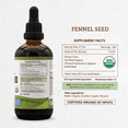 thumbnail image 2 of Secrets Of The Tribe Fennel Seed Organic Tincture Dietary Supplement, Natural Herbal Extract for Digestive Support, Certified Organic Fennel (Foeniculum vulgare) Dried Seed, Alcohol Extract, 2x4 oz, 2 of 7
