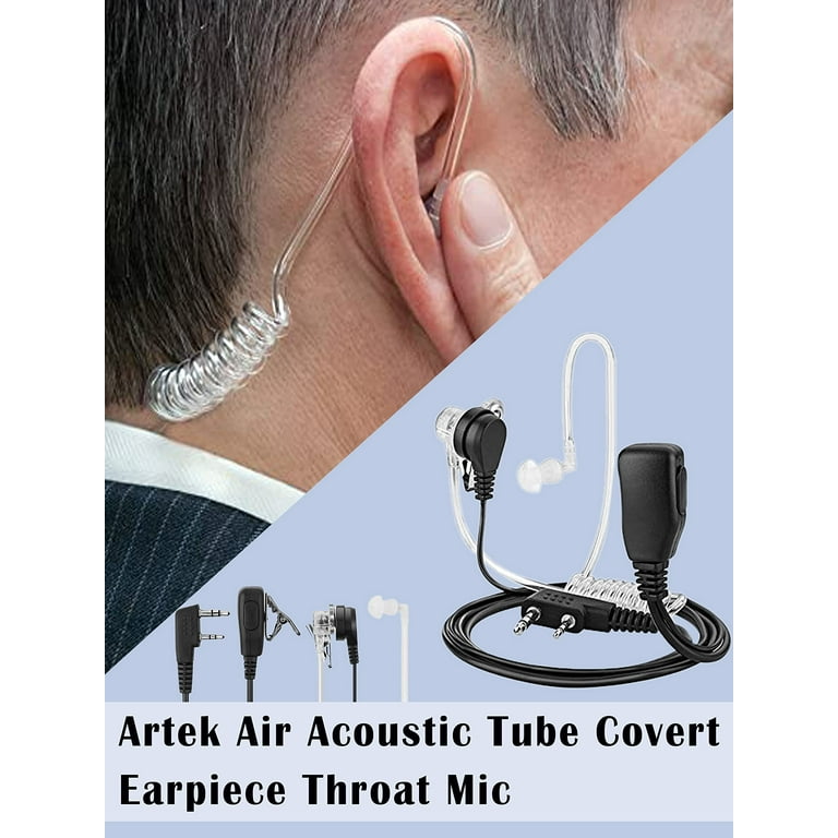 Walkie Talkies, Acoustic Tube Earpiece, Air Tube Earpiece Headset