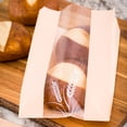 thumbnail image 3 of Bag Tek Brown Paper Bread Bag - Micro-Perforated, Greaseproof, Wheat Pattern - 6" x 2 3/4" x 10" - 100 count box, 3 of 3