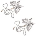 thumbnail image 3 of KAKOWELY 2pcs 12 Inches Light Switch Chain Extension Butterflies Pendant Pull Chains,2.44"X1.89"X12.2", 3 of 4