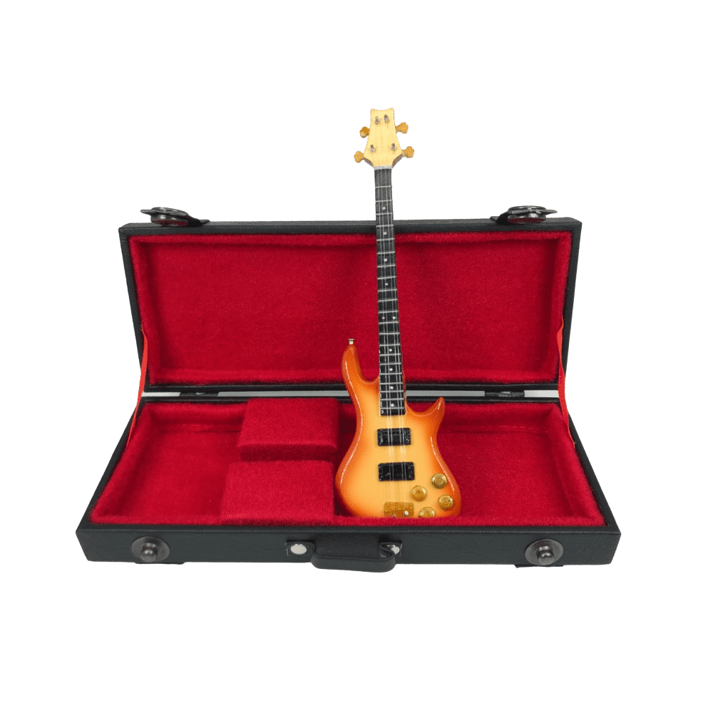 RW Minis 4 String Bass Guitar Miniature Toy 1/5 Scale Handmade Replica