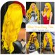 thumbnail image 3 of Peluca Avolo, cabello humano amarillo, 13 x 4 pulgadas, encaje frontal, 30 pulgadas, ondulado, 3 of 6