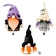 thumbnail image 5 of Wosthever 2021 nuevo sombrero de copa de palo de escoba de Halloween adornos de muñeca de gnomo enano de lindo elfo enano de dibujos Kits de decoración para fiestas blanco, 5 of 6