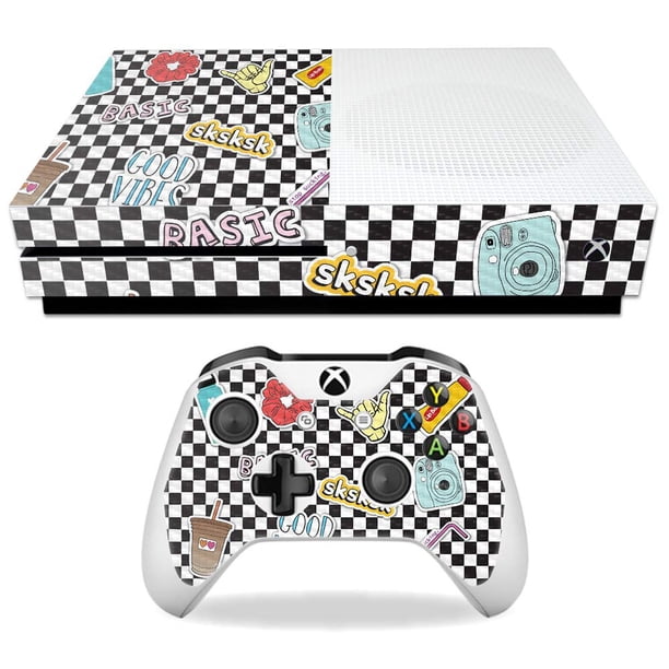 Skin de fibra de carbono MightySkins para Microsoft Xbox One S - Chica VSCO | Acabado texturizado de fibra de carbono, protector y duradero | Fácil de aplicar, quitar y cambiar de estilo | Hecho en EE