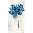 thumbnail image 2 of Craven, Katrina 9x14 White Modern Wood Framed Museum Art Print Titled - Bluejean Flower II, 2 of 4