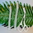 thumbnail image 5 of Ksvsonrvi Eyebrow Razors Sets, 2PCS Razor with Protective Cover, 1PCS Scissor, Facial Hairs Peach Fuzz Removal, Face Shavers (Clear), 5 of 5