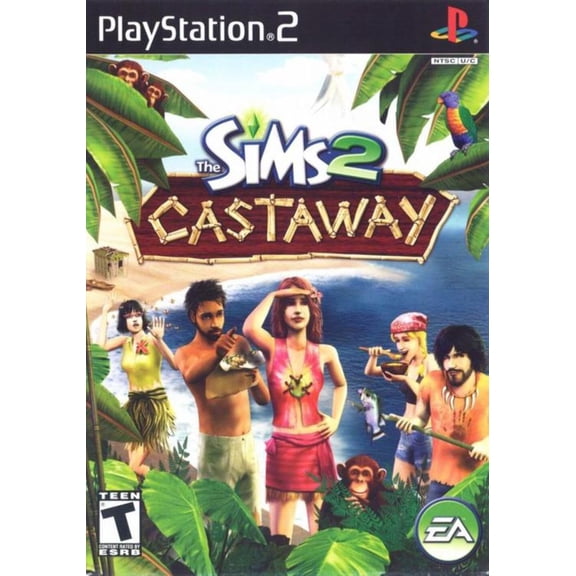 Restored Sims 2 Castaway - PlayStation 2
