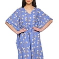 thumbnail image 4 of Moomaya Long Caftan Maxi Dress Beach Swimwear Cover Up Womens Kaftan Plus Size - L-XL, 4 of 6