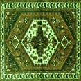thumbnail image 1 of Ahgly Company Indoor Square Persian Green Traditional Area Rugs, 5' Square, 1 of 1