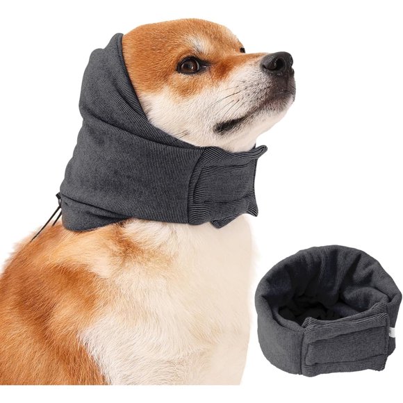 Dog Ear Muffs Noise Protection,Dog Hematoma Ear Wrap, Upgraded Velcro Dog Headband for Anxiety Relief, Warm Dog Ear Cover Winter Hat, Dog Ear Covers for Bath, Thunderstorms