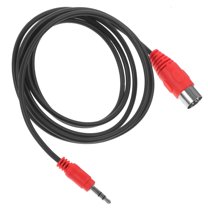 FRCOLOR Audio Jack Adapter 5 Pin Audio Cable 3.5mm Male To MIDI 5-pin Stereo Jack Cable
