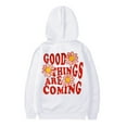 thumbnail image 4 of LUOGENLI Sweatshirts for Girls Girl's Hoodie Long Sleeve Soft Sweatshirt Graphic Hoody Kids Cute Pullovers Top Clothes for Girls Sweatshirts for Girls 14-16 White 11-12 Years, 4 of 5