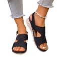 thumbnail image 5 of Willtoo Women's Open Toe Wedge Orthopedic Sandals Boho Non-slip Dressy Summer Sandals with Ankle Strap Breathable Casual Walking Shoes, 5 of 6