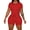 Red, variant on Women‘s 2 Piece Outfits Summer Sweatsuits Biker Short Workout Sets Blue XL
