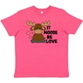 thumbnail image 3 of Inktastic It Moose Be Love with Cute Moose Youth T-Shirt, 3 of 5