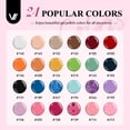 thumbnail image 2 of Kit de esmaltes de uñas en gel VANREESA, 42 unidades con luz UV, 24 colores, 2 of 7