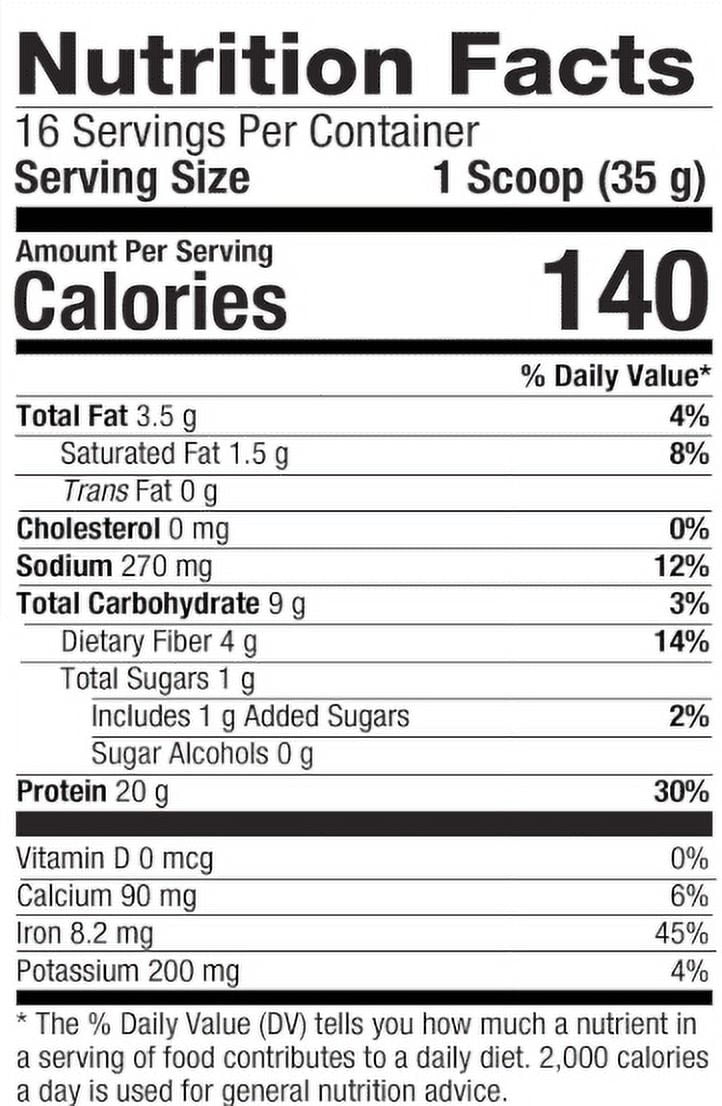 Purely Inspired Organic Plant Protein Powder, Decadent Chocolate, 20g Protein, 1.25lb